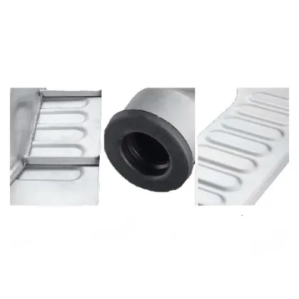 Customizable stainless steel squat toilet