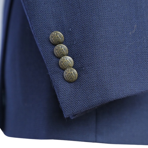 Elegant Regular Fit Office Blazer with Notch Lapel