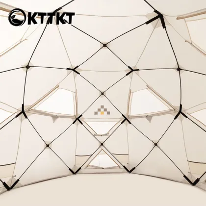6.4kg white Camping trekking family tent
