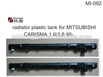 auto radiator plastic tank for MITSUBISHI CARISMA 1.6/1.8 95-