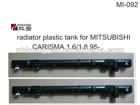 auto radiator plastic tank for MITSUBISHI CARISMA 1.6/1.8 95-