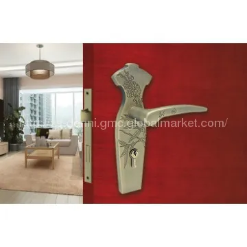 Mortise Lock - Classical Bamboo&Wintersweet desgin EFSB08-A35 DYB