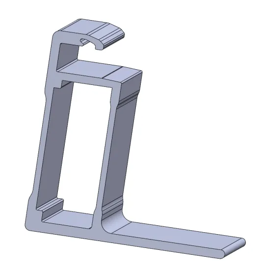 Aluminum PV solar module frame-2057