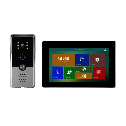 7 "Touchscreen Videotürtür -Eintrags -Intercom