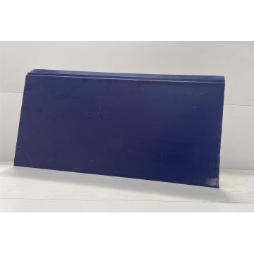Blue Smooth Flat Insulation Board Metal Exterior Wall Panel