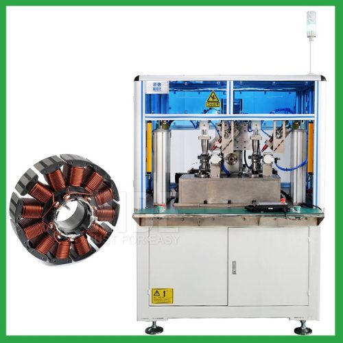 Automatic fan motor outslot stator winding machine