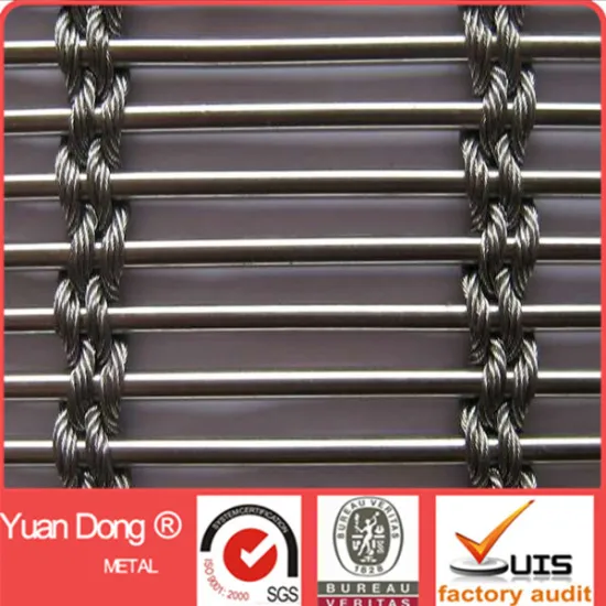 Exporter architectural stainless steel decorative mesh (Factory)