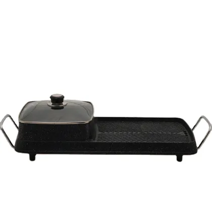 Tyler 2200W Korean Electric Barbecue Smokeless Grill & Hot Pot