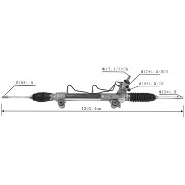 Crémaillère de direction assistée hydraulique pour Toyota Hilux 4WD