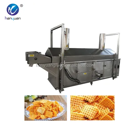 Hot-Selling Large Continuous Automatic Snack Foods Frying Machine
