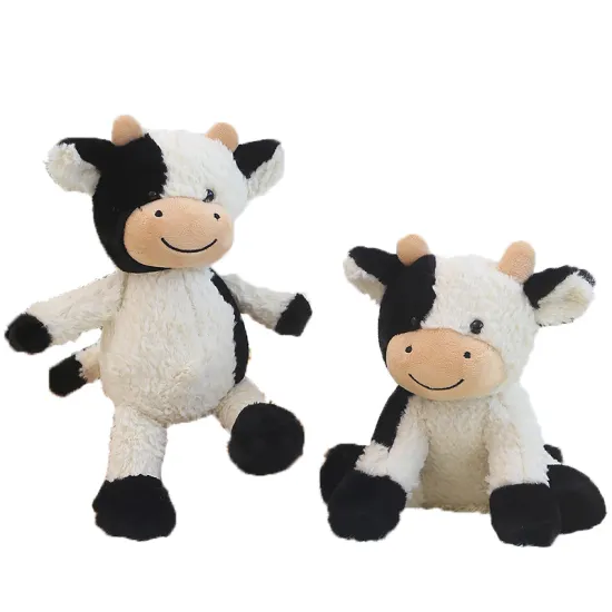 Black and White Super Soft Plush Cow Toys - Wholesale Custom Plush Children Gifts