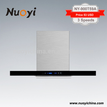 Hottest ce approved carbon fiber cooker range hoods low price for kitchen appliance