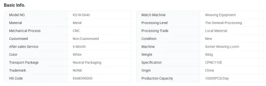 Oil Filter for Somet Cpnc110e and Cpnc110c Weaving