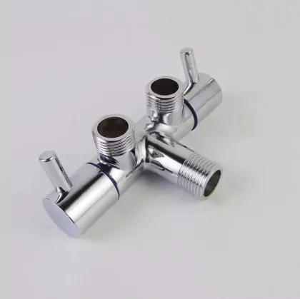 Hot Sale Brass Pressure Toilet Faucet Multi-Function Three-Way Angle Valve