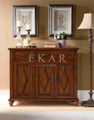 Neo Classic Furniture Wooden Shoe Shelf Wooden Furniture Shoe Cabinet