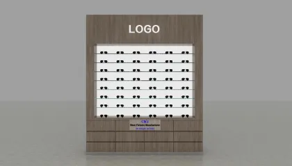 Custom Optical Shop Cabinet Sunglasses Display Showcases