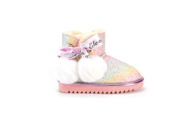 Glitter Colored Boots Fashion Winter Kids Boots