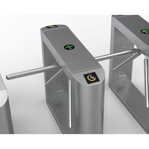 Sistema de atendimento de tempo biométrico portão de torniquete tripé