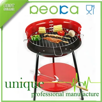 high quality cast iron charcoal barbucue grill/smokeless bbq girll