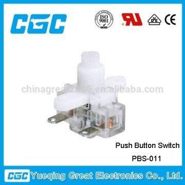 PBS-011 24VDC on-off black flashlight Push Button Switch