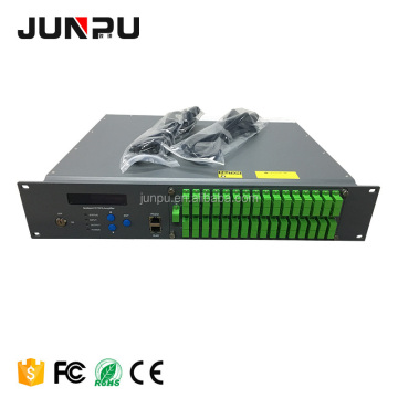 32 Port Optical Amplifier Combiner with XGS-PON and WDM for Fttx with 20dBm EDFA