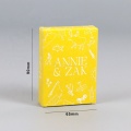 Yellow Poker Playing Cards with Full-Color Front and Back Design