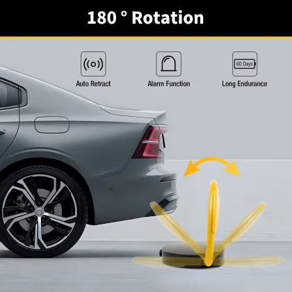 Community Parking Equipment: Anti-Theft Car Flap Lock for Parking Space Security