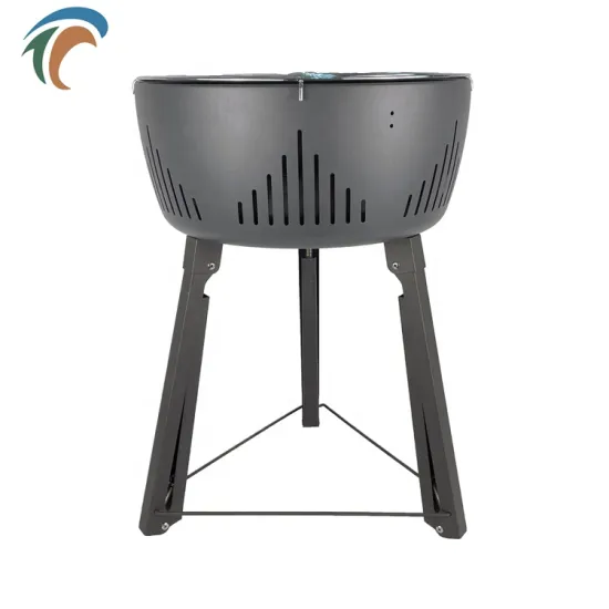 Portable charcoal table folding bbq grill