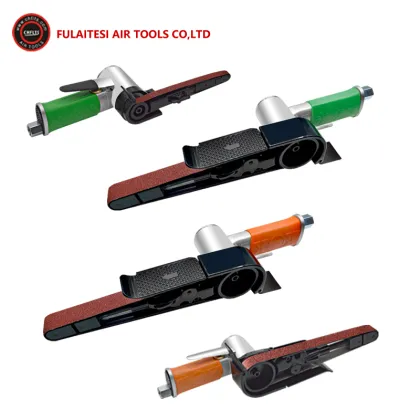 Industrial Pneumatic Handheld Belt Grinder - Angle Wind Grinder for Polishing