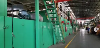 coating machine for leather producing