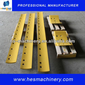Heat treated manganese steel motor grader blade cutting edge