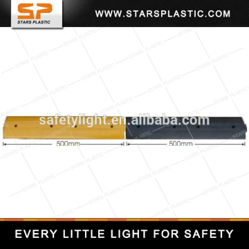 SP Made Of 100% Recycled Rubber Yellow & Black Color Road Safety Speed Hump SB-A74-014