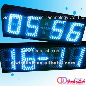 blue led clock,digital clock,electronic wall clock