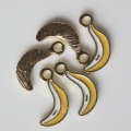 Wholesale Fruit Banana Enamel Beads For Girls Women Earring Pendant Making Kids Bracelet Ornament Accessory