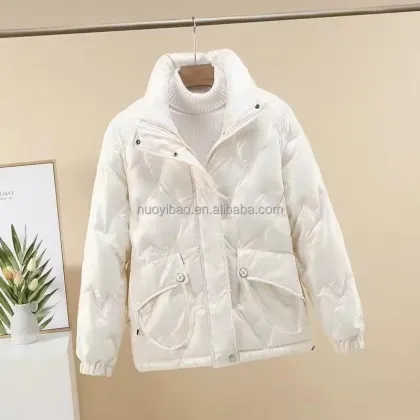 Soft Thick Comfortable Real Fur Trim Women's Goose Down Coat