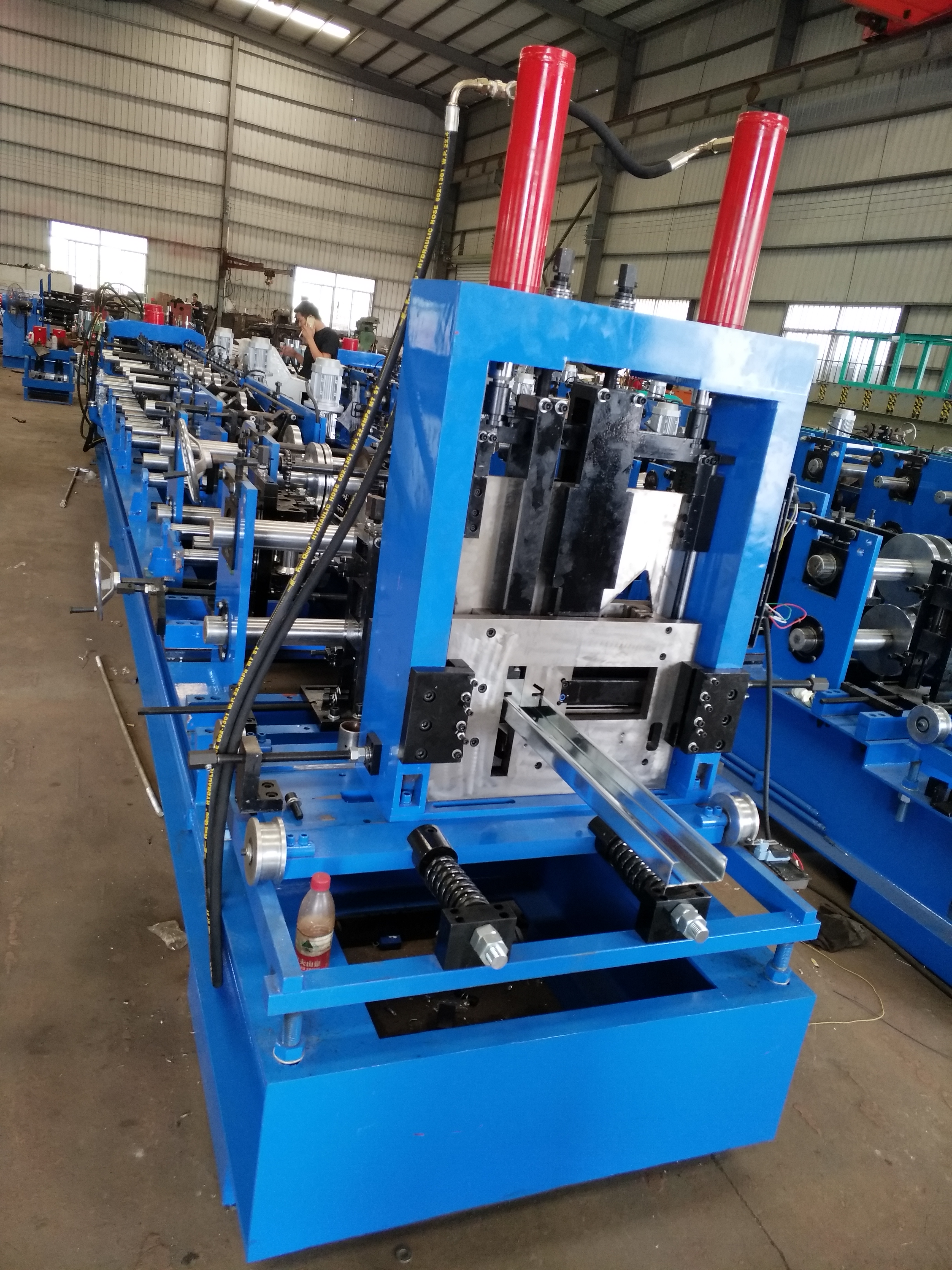 automatic c purlin roll forming machine