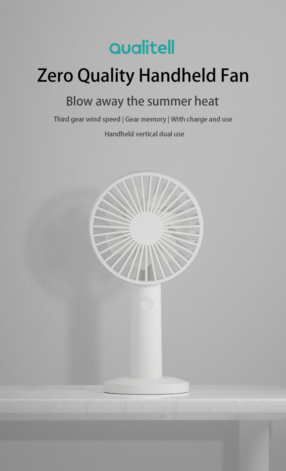 Qualitell Zs6001 Handheld Fan