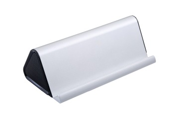 Wireless Aluminum alloy Bluetooth speaker with stand function, convenient to watch movies and play game