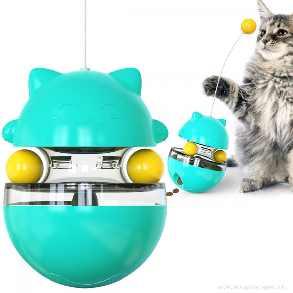 function funny Cat toy with three colors