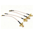 MMCX - SMA Dişi Dört Delikli Flanş Kablosu