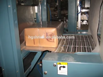 Semi- automatic carton wrapping machine hg-300D