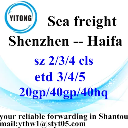 Shenzhen to Haifa Professional Forwarder Agent