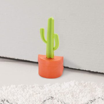 Cactus de cuña de puerta y tapón de puerta de flores