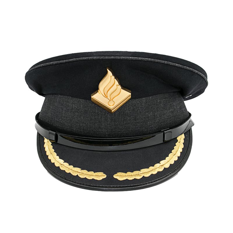 Black Hat Embroidery Patch