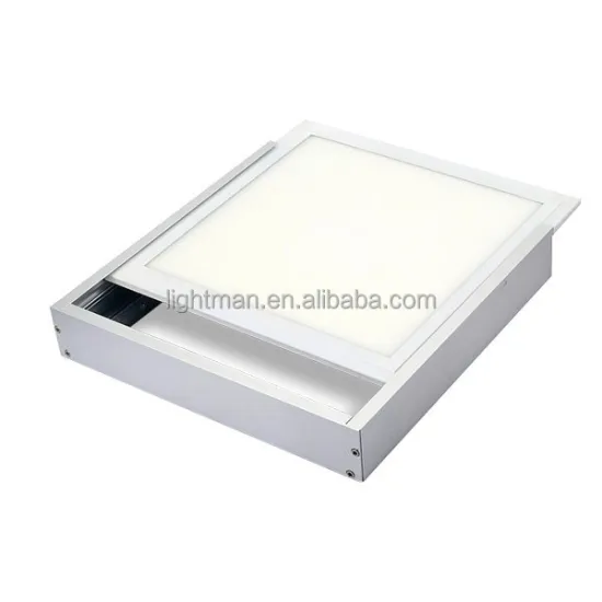 Aluminum Silver White 600x600 LED Panel Light - Surface Mounted Frame