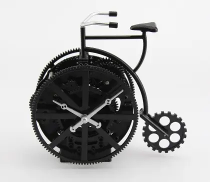 Retro Bicycle Gear Desk Clock