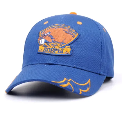 Custom 3d embroidered animal logo sport baseball caps brand