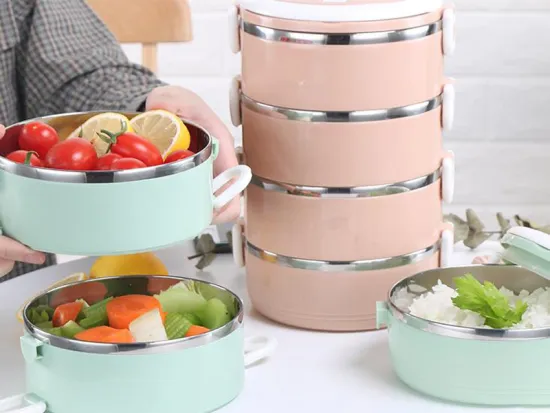 304 Stainless Steel Insulated Rice Creative Lunch Box