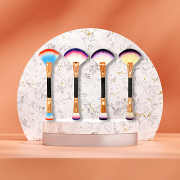 DADA Dual-Head Fan-Shaped Face Contour Nose Detail Brush