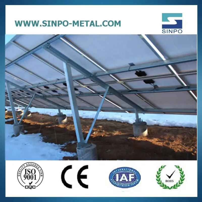 Galvanized Iron C Channel Solar Mounting Structures